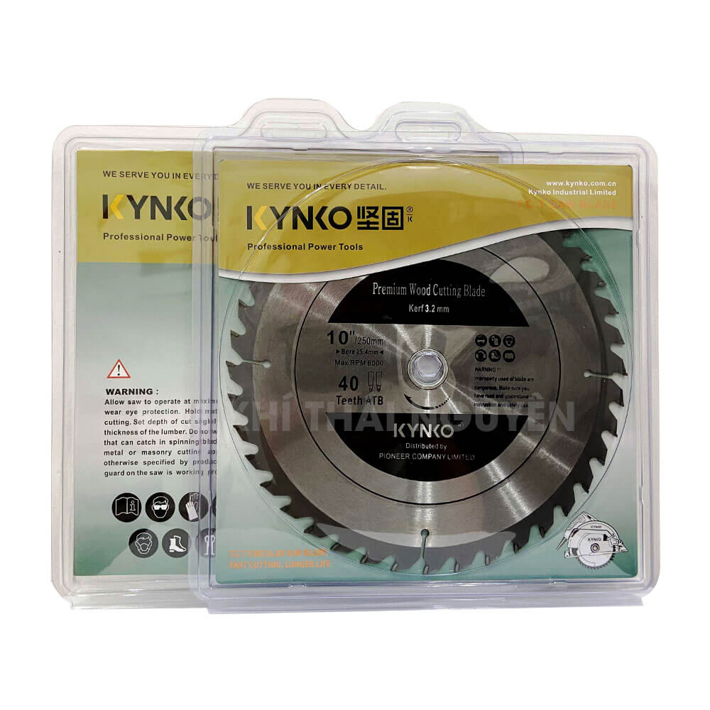 Lưỡi cưa gỗ 250mm - 40 răng KYNKO 14 Lưỡi cưa gỗ 250mm - 40 răng KYNKO