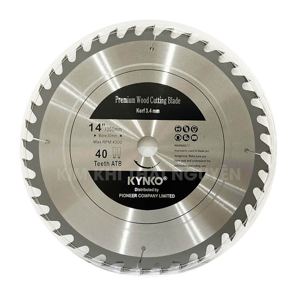 Lưỡi cưa gỗ 350mm - 40 răng KYNKO 12 Lưỡi cưa gỗ 350mm - 40 răng KYNKO