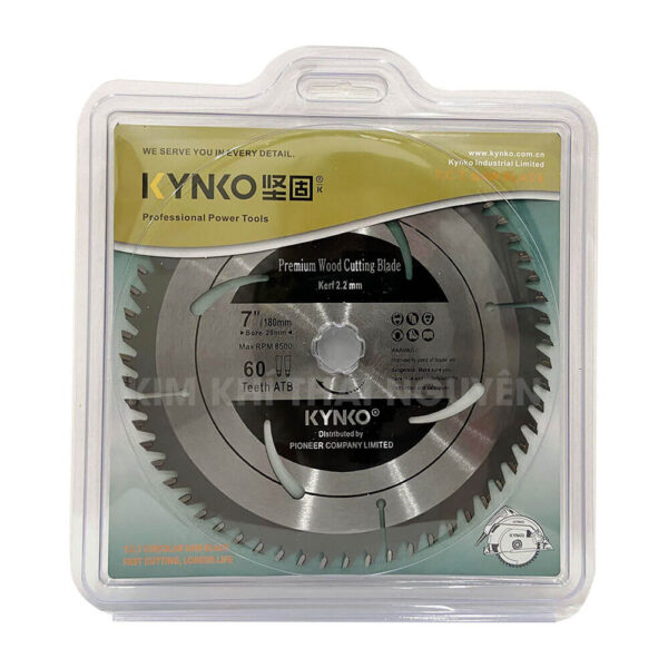LƯỠI CƯA GỖ 60 RĂNG 180mm