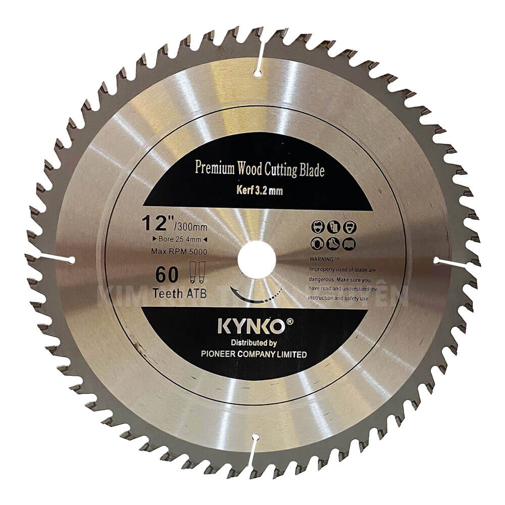 Lưỡi cưa gỗ 300mm - 60 răng KYNKO 14 LƯỠI CƯA GỖ 60 RĂNG 300mm KYNKO