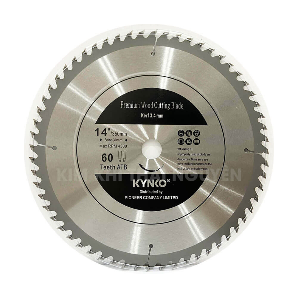 Lưỡi cưa gỗ 350mm - 60 răng KYNKO 12 Lưỡi cưa gỗ 350mm - 60 răng KYNKO
