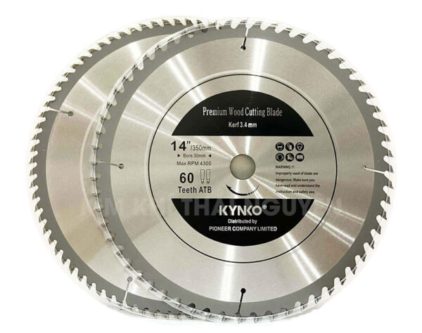 LƯỠI CƯA GỖ 60 RĂNG 350mm KYNKO