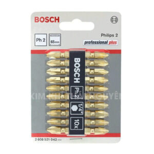 Đầu vặn vít ngắn Bosch PH2-65mm 2608521042