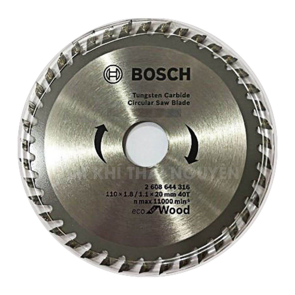 Lưỡi cưa gỗ 110x20mm T40 Bosch 10 Lưỡi cưa gỗ 110x20mm T40 Bosch
