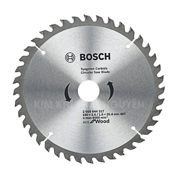 Lưỡi cưa gỗ 180x25.4mm T40 Bosch
