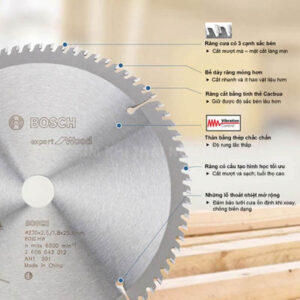 Lưỡi cưa gỗ 254x25.4mm T40 Bosch