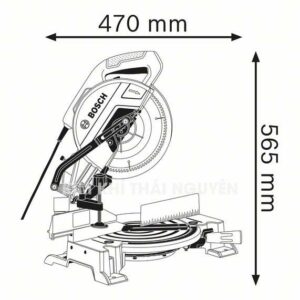 Máy cắt nhôm BOSCH GCM10MX 0601B290K0