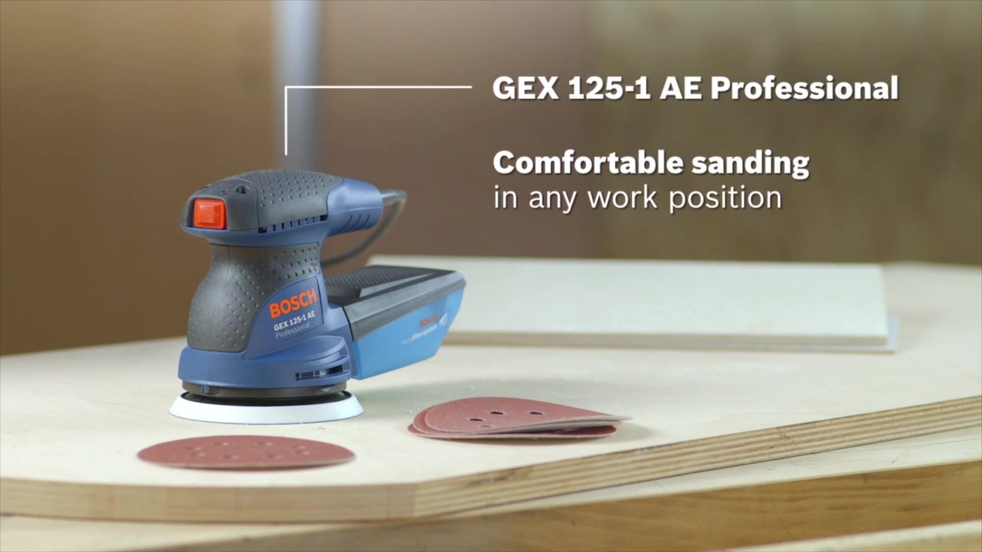 Máy chà nhám Bosch GEX 125-1AE 06013875K0